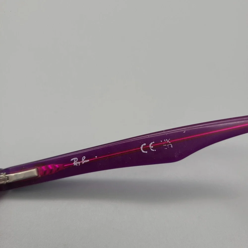 Ray-Ban Kids Eyeglasses Frames RB1555 3666 Purple Pink Square Full Rim 48-16-130